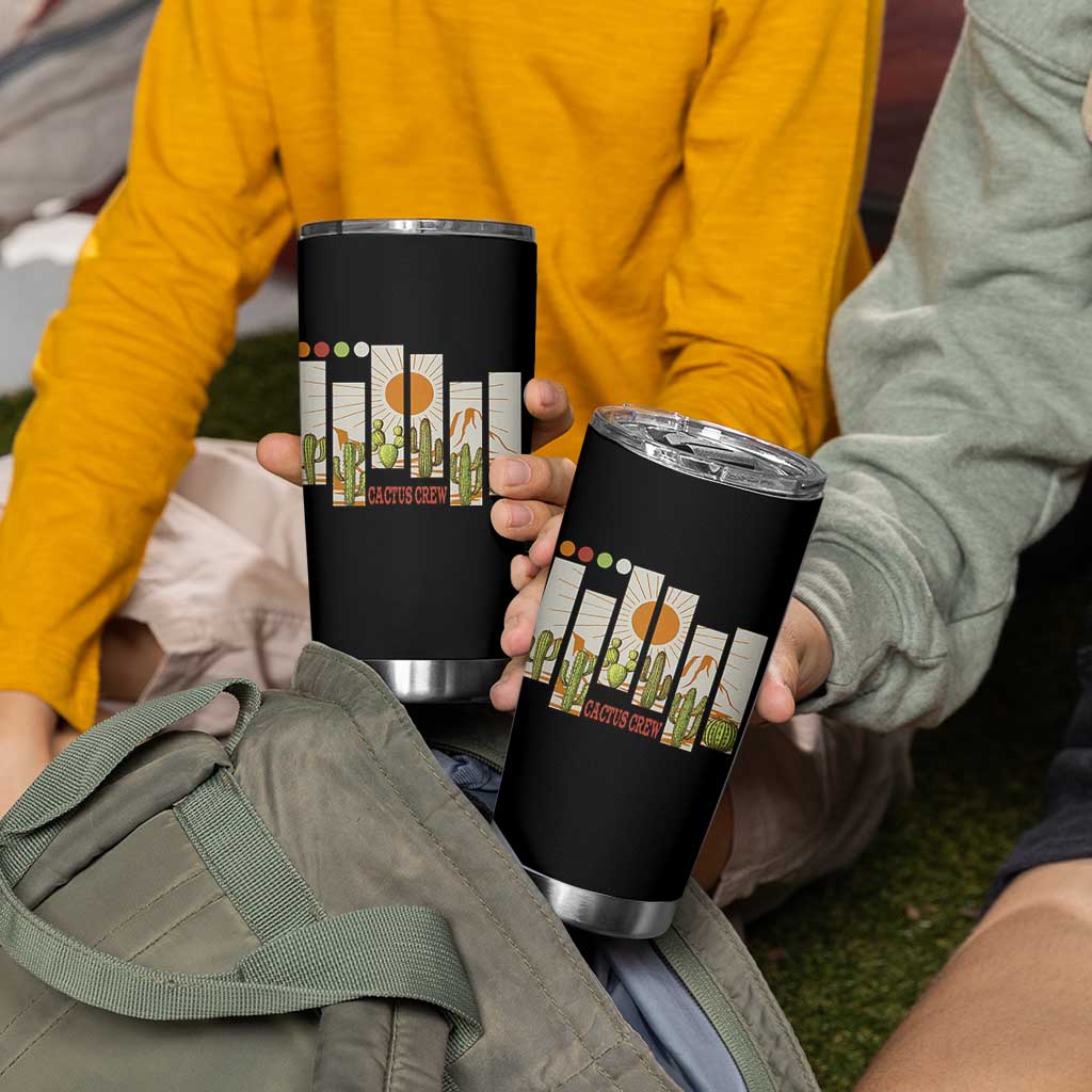 Succulent Plant Lover Gift Tumbler Cup Cactus Crew - Wonder Print Shop