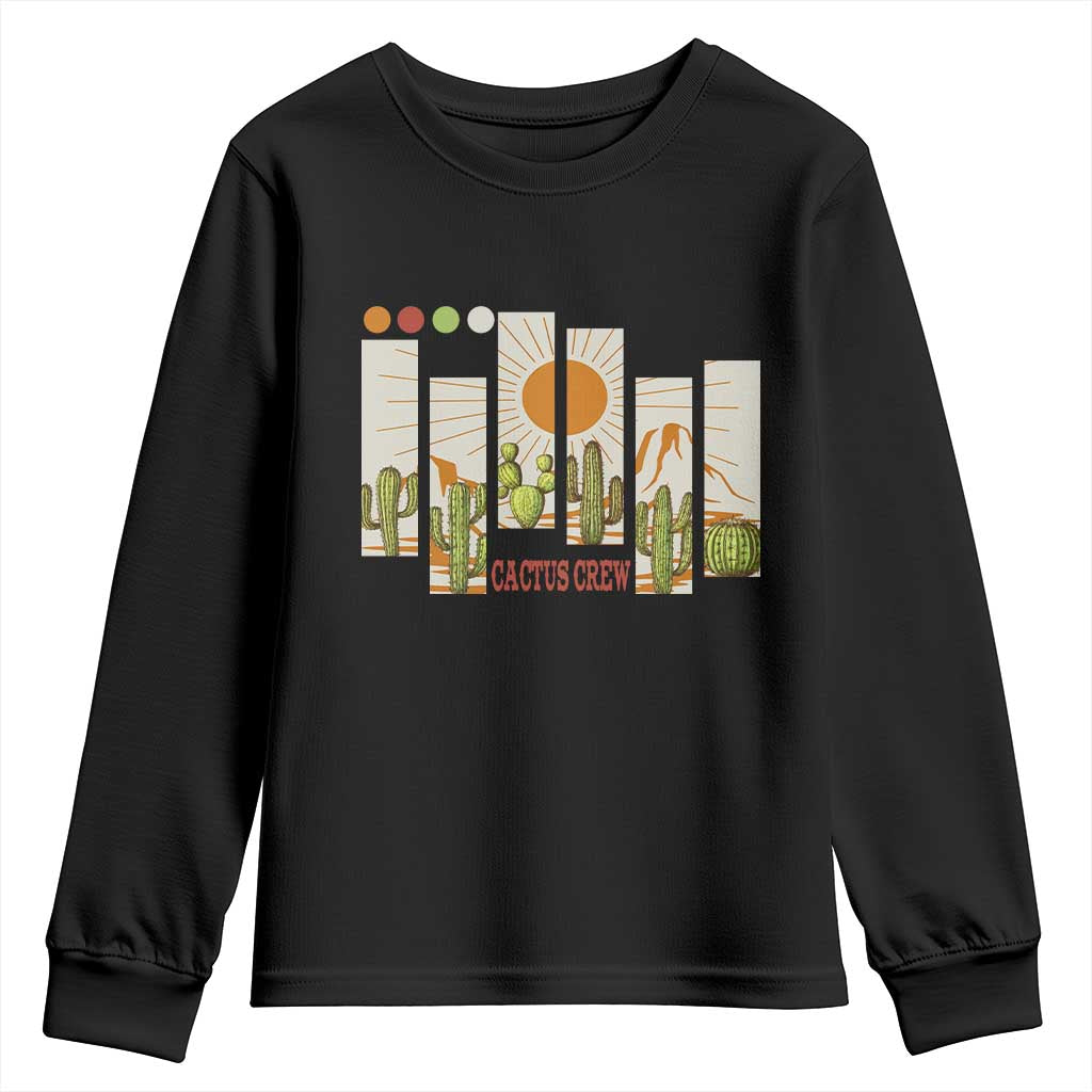 Succulent Plant Lover Gift Youth Sweatshirt Cactus Crew - Wonder Print Shop