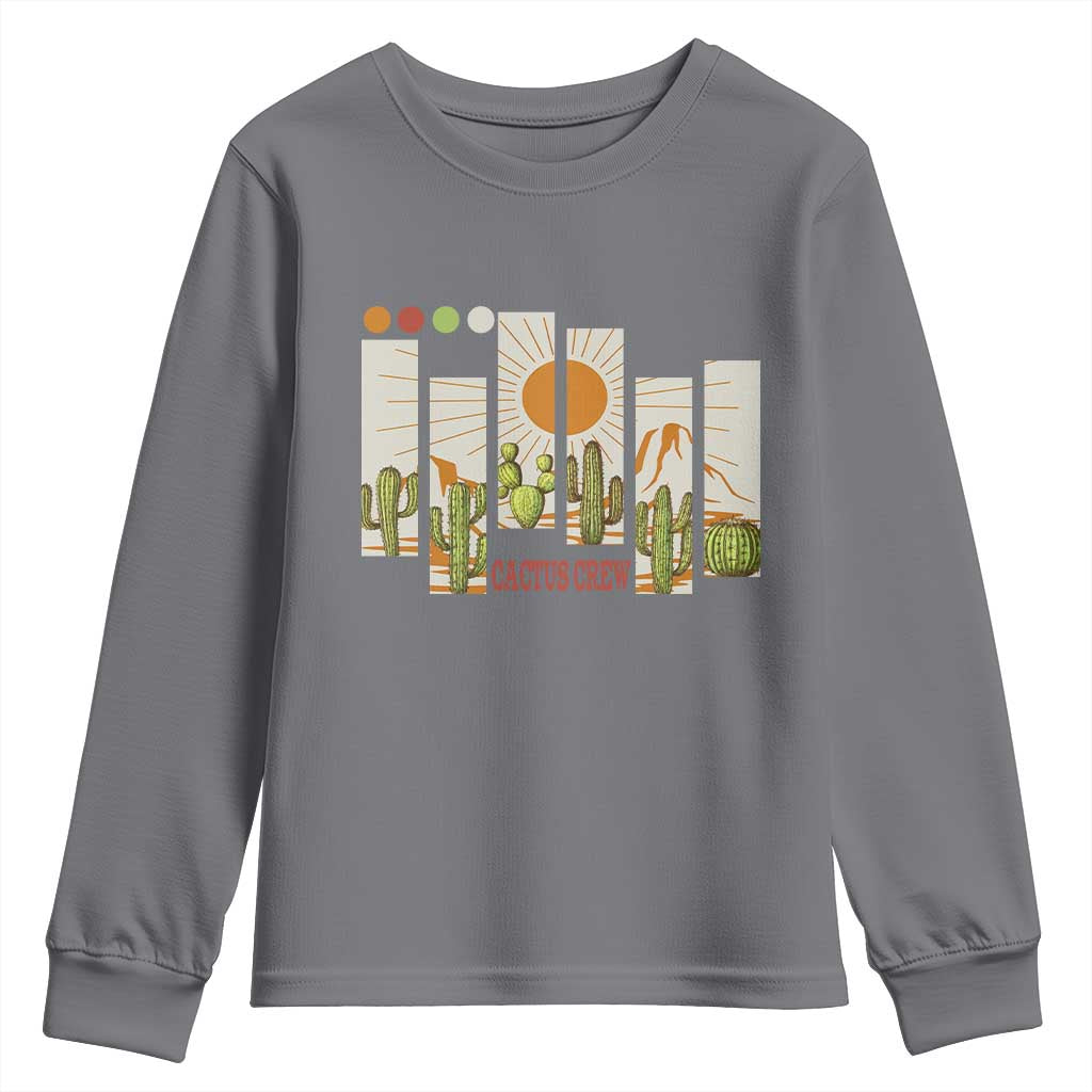 Succulent Plant Lover Gift Youth Sweatshirt Cactus Crew - Wonder Print Shop