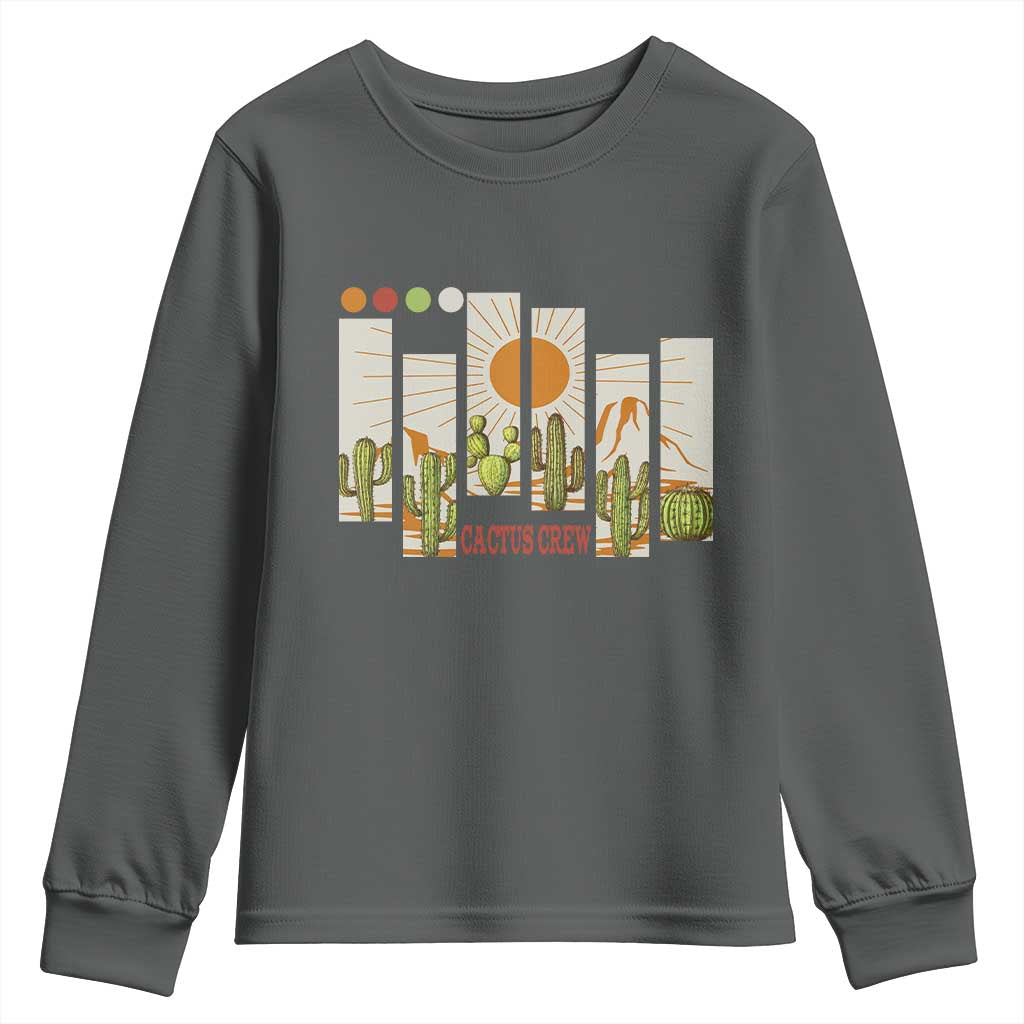 Succulent Plant Lover Gift Youth Sweatshirt Cactus Crew - Wonder Print Shop