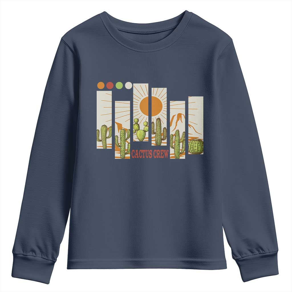 Succulent Plant Lover Gift Youth Sweatshirt Cactus Crew - Wonder Print Shop