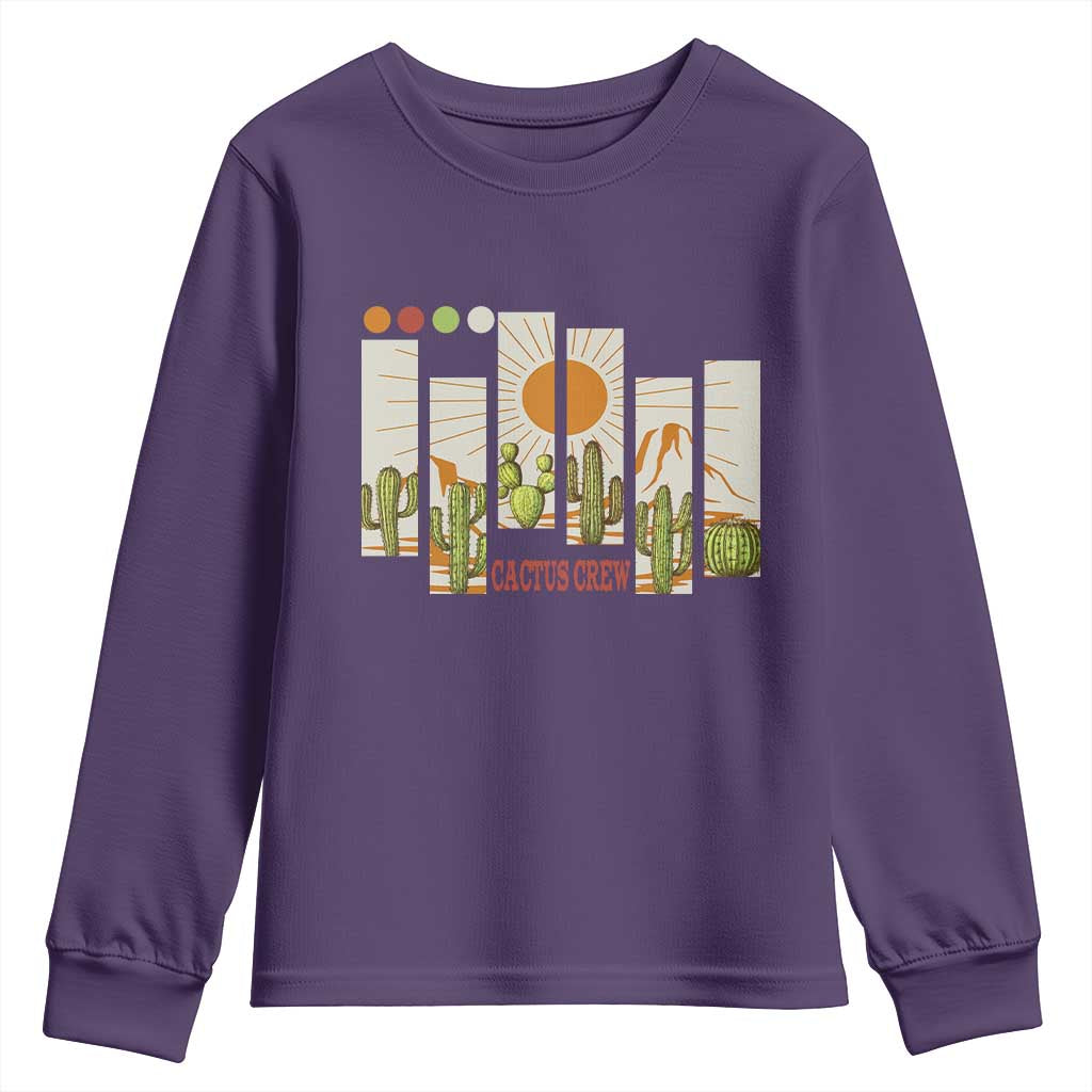 Succulent Plant Lover Gift Youth Sweatshirt Cactus Crew - Wonder Print Shop