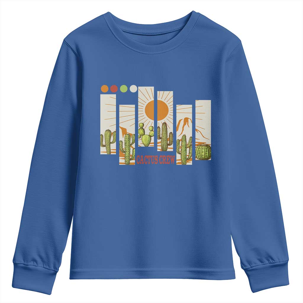 Succulent Plant Lover Gift Youth Sweatshirt Cactus Crew - Wonder Print Shop