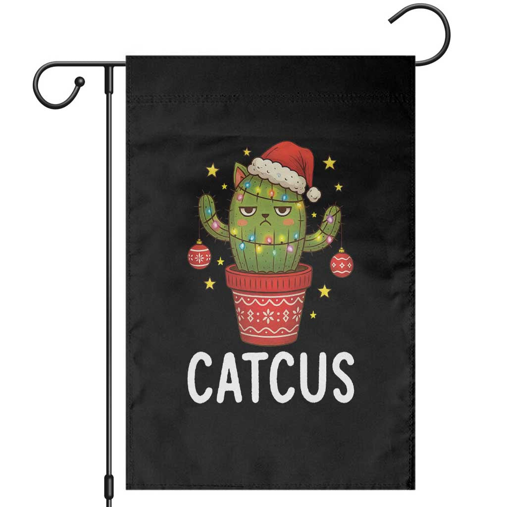 Funny Christmas Catcus Garden Flag Succulent Lover Gift - Wonder Print Shop