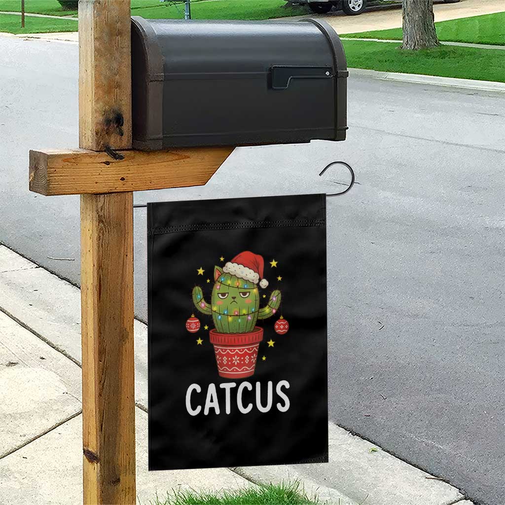 Funny Christmas Catcus Garden Flag Succulent Lover Gift - Wonder Print Shop