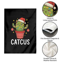 Funny Christmas Catcus Garden Flag Succulent Lover Gift - Wonder Print Shop