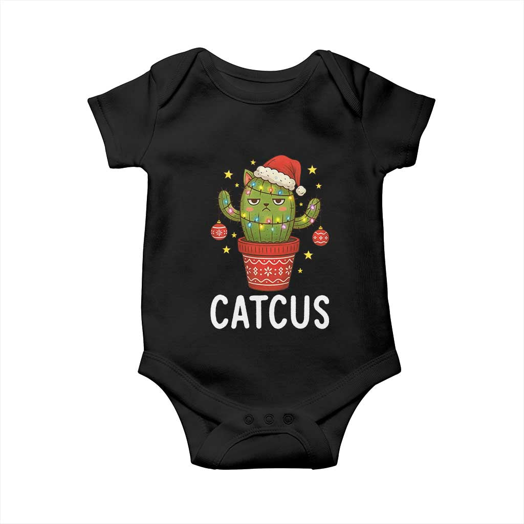 Funny Christmas Catcus Baby Onesie Succulent Lover Gift - Wonder Print Shop