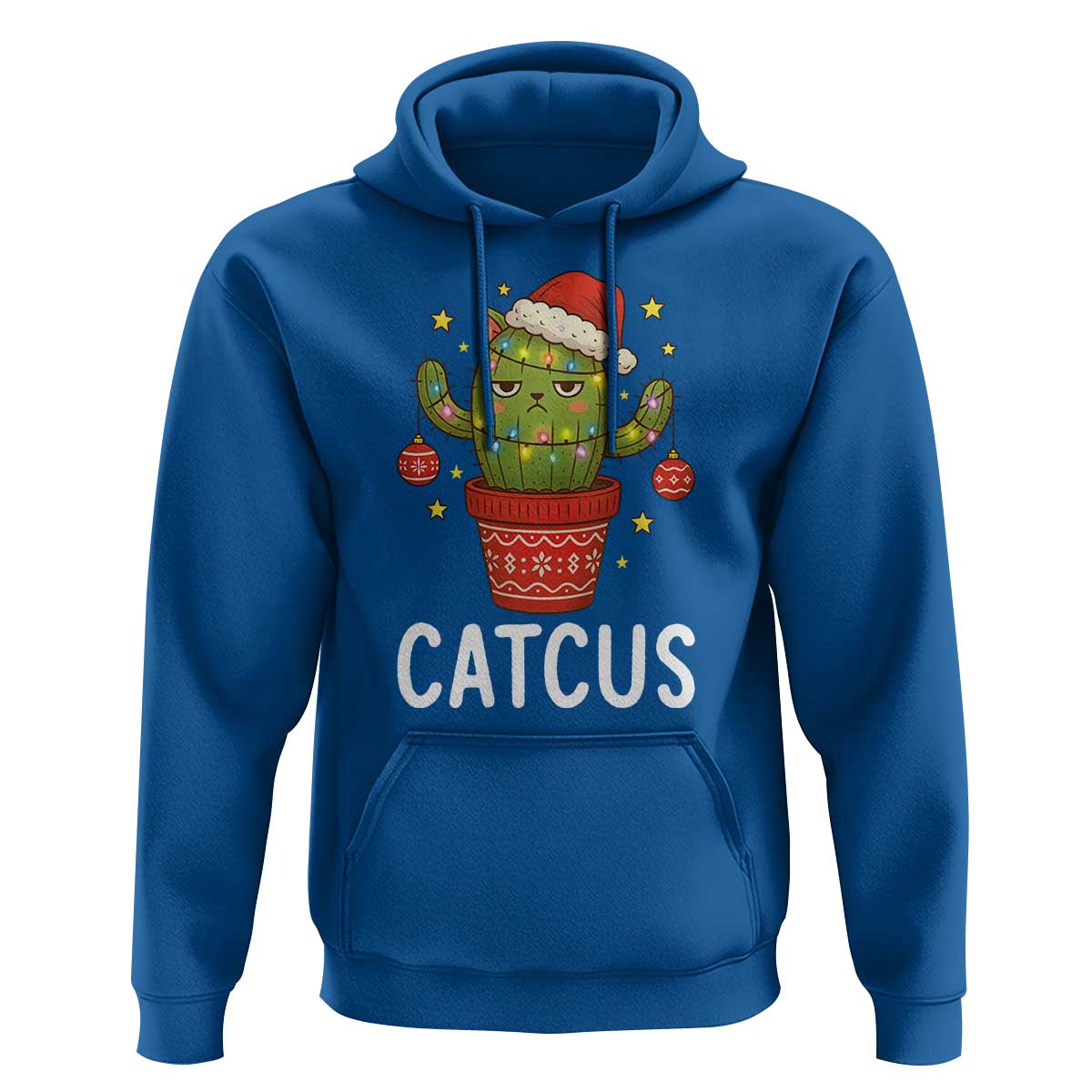 Funny Christmas Catcus Hoodie Succulent Lover Gift - Wonder Print Shop