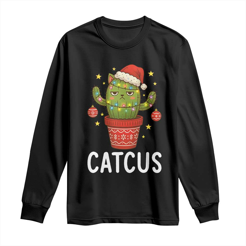 Funny Christmas Catcus Long Sleeve Shirt Succulent Lover Gift - Wonder Print Shop