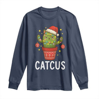 Funny Christmas Catcus Long Sleeve Shirt Succulent Lover Gift - Wonder Print Shop