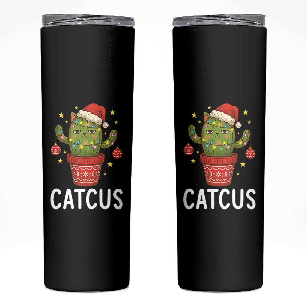 Funny Christmas Catcus Skinny Tumbler Succulent Lover Gift - Wonder Print Shop