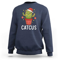 Funny Christmas Catcus Sweatshirt Succulent Lover Gift - Wonder Print Shop