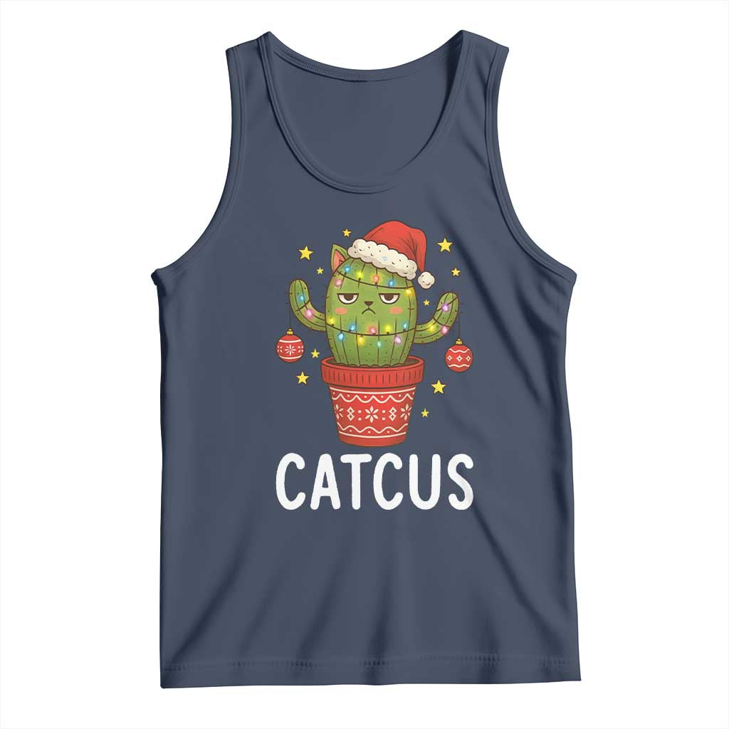 Funny Christmas Catcus Tank Top Succulent Lover Gift - Wonder Print Shop