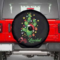 Feliz Navidad Cactus Spare Tire Cover Funny Spanish Christmas Gift - Wonder Print Shop
