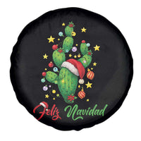 Feliz Navidad Cactus Spare Tire Cover Funny Spanish Christmas Gift - Wonder Print Shop