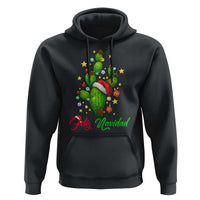 Feliz Navidad Cactus Hoodie Funny Spanish Christmas Gift - Wonder Print Shop
