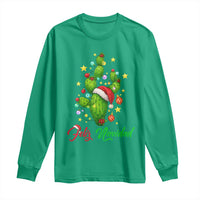 Feliz Navidad Cactus Long Sleeve Shirt Funny Spanish Christmas Gift - Wonder Print Shop