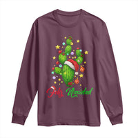Feliz Navidad Cactus Long Sleeve Shirt Funny Spanish Christmas Gift - Wonder Print Shop