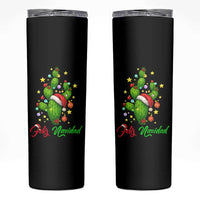 Feliz Navidad Cactus Skinny Tumbler Funny Spanish Christmas Gift - Wonder Print Shop