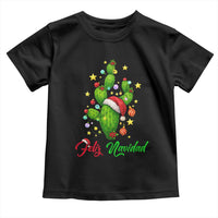 Feliz Navidad Cactus Toddler T Shirt Funny Spanish Christmas Gift - Wonder Print Shop