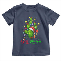 Feliz Navidad Cactus Toddler T Shirt Funny Spanish Christmas Gift - Wonder Print Shop