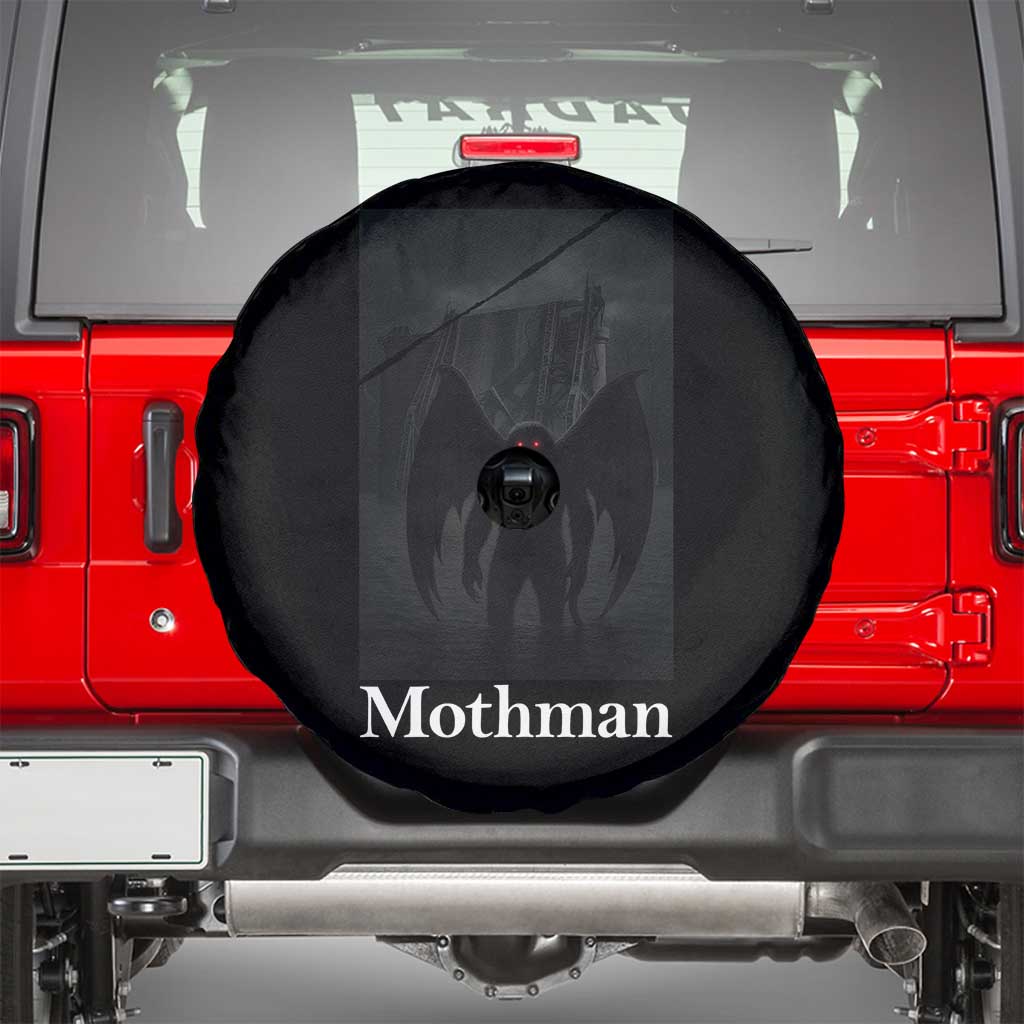Mothman Spare Tire Cover Folklore Cryptid Gift Silver Bridge West Virginia - Wonder Print Shop