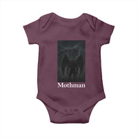 Mothman Baby Onesie Folklore Cryptid Gift Silver Bridge West Virginia - Wonder Print Shop
