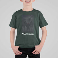 Mothman T Shirt For Kid Folklore Cryptid Gift Silver Bridge West Virginia - Wonder Print Shop