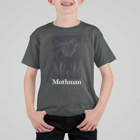 Mothman T Shirt For Kid Folklore Cryptid Gift Silver Bridge West Virginia - Wonder Print Shop