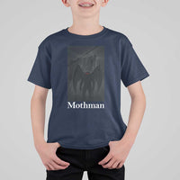 Mothman T Shirt For Kid Folklore Cryptid Gift Silver Bridge West Virginia - Wonder Print Shop