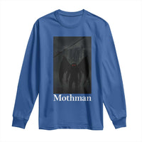 Mothman Long Sleeve Shirt Folklore Cryptid Gift Silver Bridge West Virginia - Wonder Print Shop