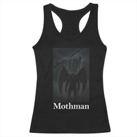 Mothman Racerback Tank Top Folklore Cryptid Gift Silver Bridge West Virginia - Wonder Print Shop