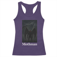 Mothman Racerback Tank Top Folklore Cryptid Gift Silver Bridge West Virginia - Wonder Print Shop