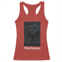 Mothman Racerback Tank Top Folklore Cryptid Gift Silver Bridge West Virginia - Wonder Print Shop