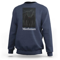 Mothman Sweatshirt Folklore Cryptid Gift Silver Bridge West Virginia - Wonder Print Shop