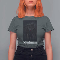 Mothman T Shirt For Women Folklore Cryptid Gift Silver Bridge West Virginia - Wonder Print Shop