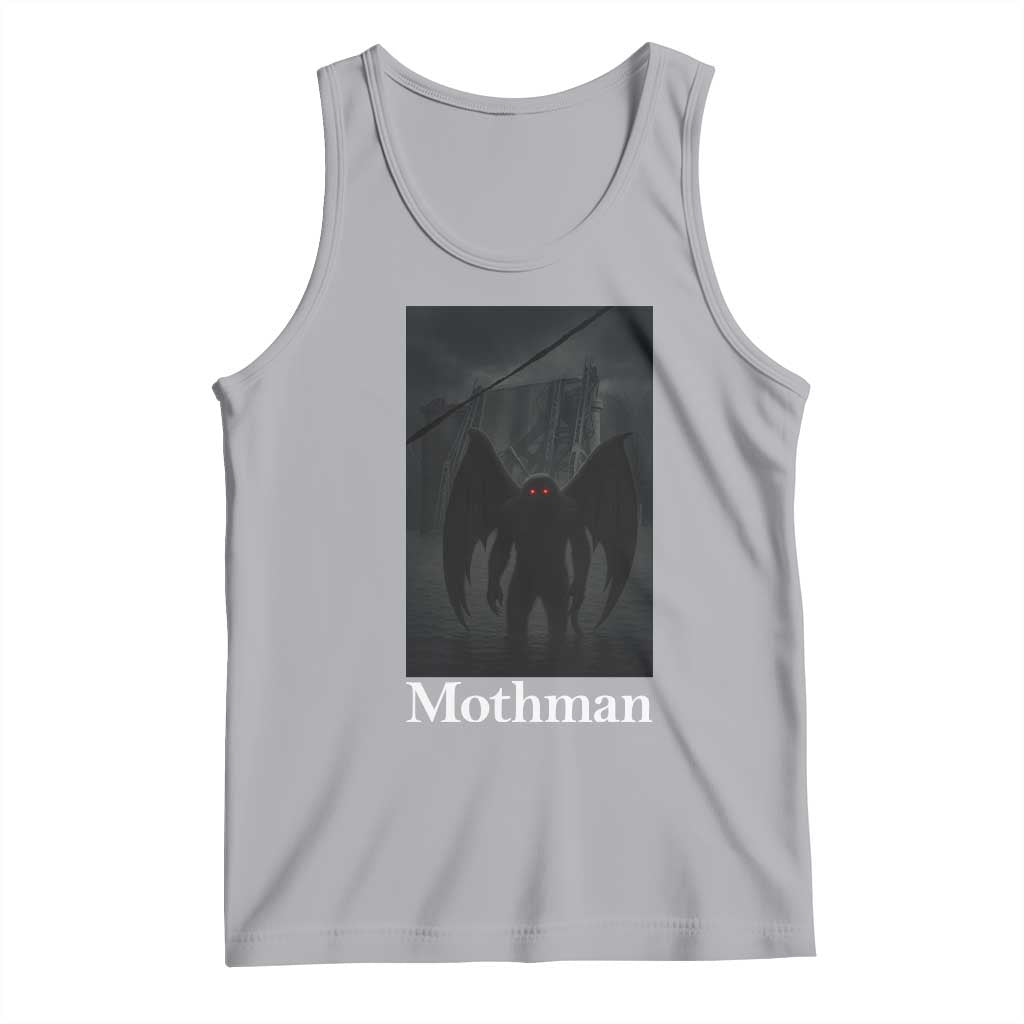 Mothman Tank Top Folklore Cryptid Gift Silver Bridge West Virginia - Wonder Print Shop