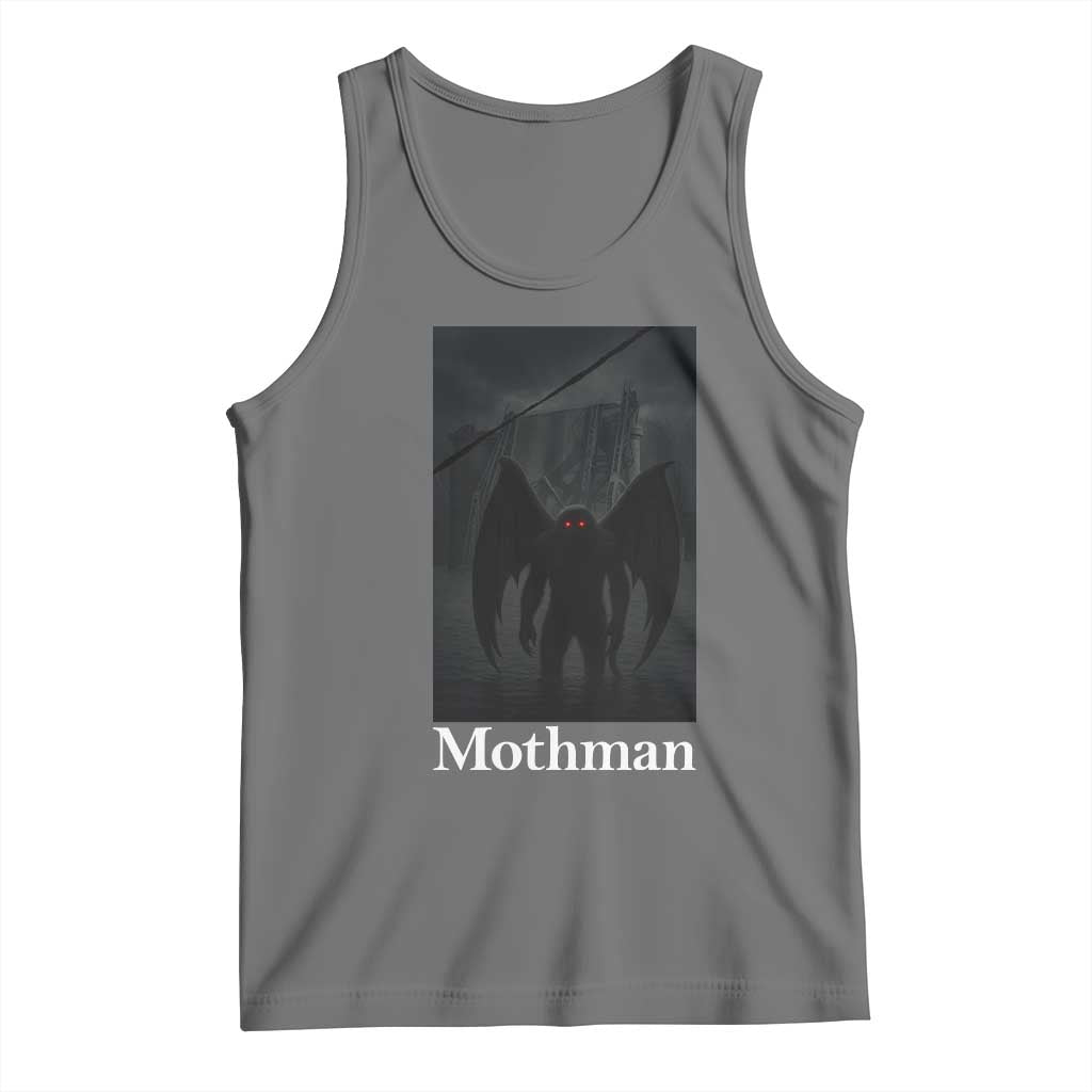 Mothman Tank Top Folklore Cryptid Gift Silver Bridge West Virginia - Wonder Print Shop