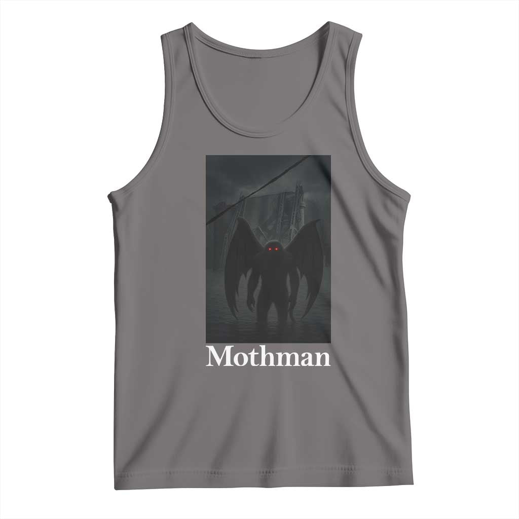 Mothman Tank Top Folklore Cryptid Gift Silver Bridge West Virginia - Wonder Print Shop