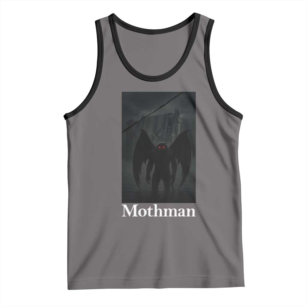 Mothman Tank Top Folklore Cryptid Gift Silver Bridge West Virginia - Wonder Print Shop