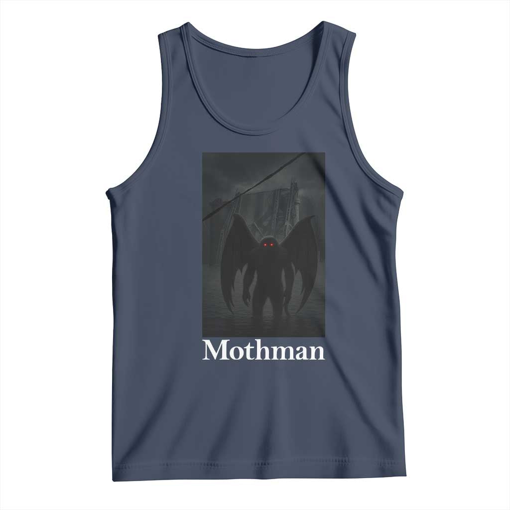 Mothman Tank Top Folklore Cryptid Gift Silver Bridge West Virginia - Wonder Print Shop