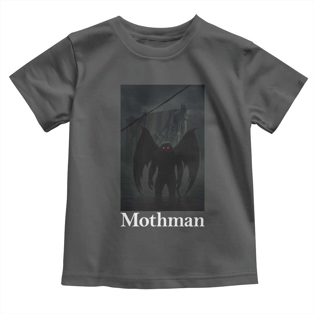 Mothman Toddler T Shirt Folklore Cryptid Gift Silver Bridge West Virginia - Wonder Print Shop