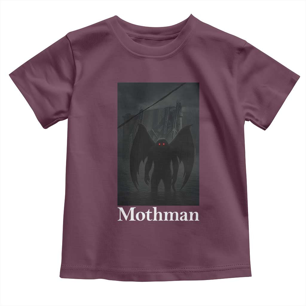 Mothman Toddler T Shirt Folklore Cryptid Gift Silver Bridge West Virginia - Wonder Print Shop