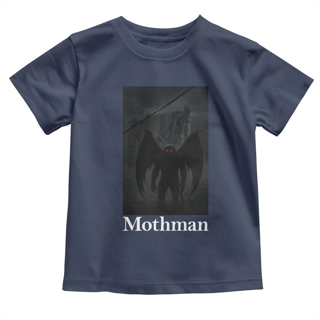 Mothman Toddler T Shirt Folklore Cryptid Gift Silver Bridge West Virginia - Wonder Print Shop