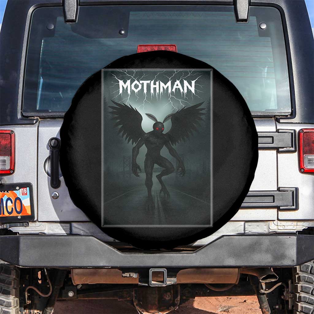 Mothman Spare Tire Cover Folklore Gothic Horror Cryptid Gift - Wonder Print Shop