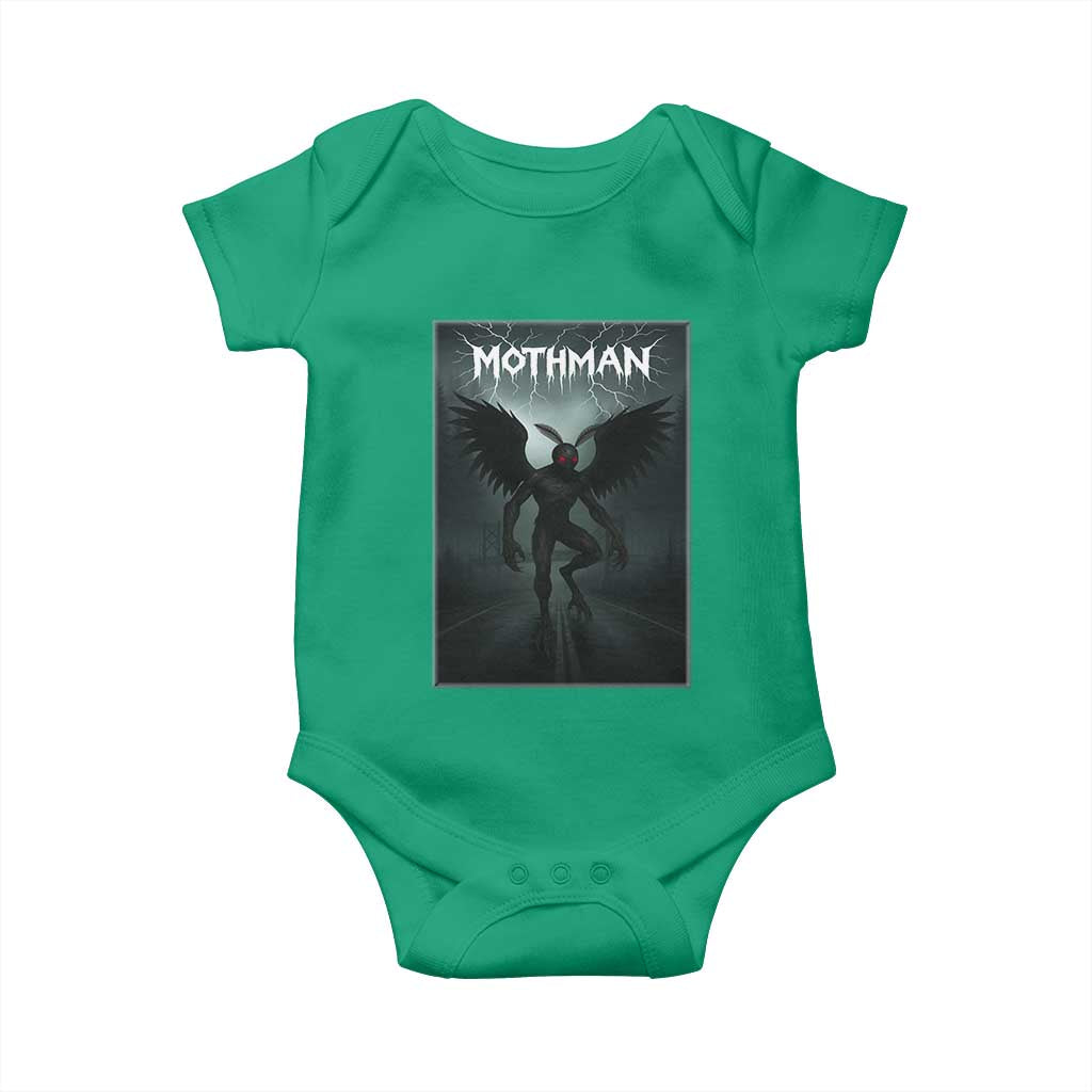 Mothman Baby Onesie Folklore Gothic Horror Cryptid Gift - Wonder Print Shop