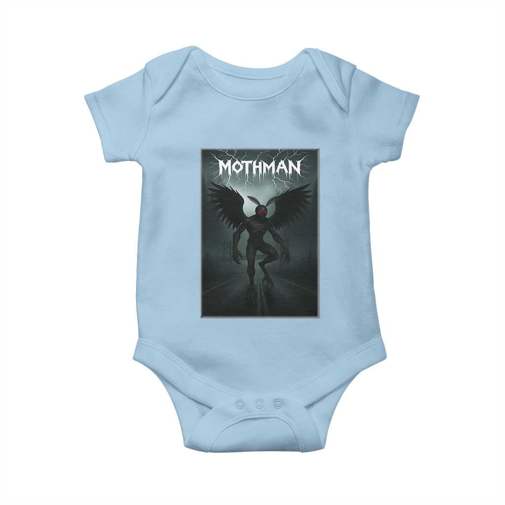 Mothman Baby Onesie Folklore Gothic Horror Cryptid Gift - Wonder Print Shop