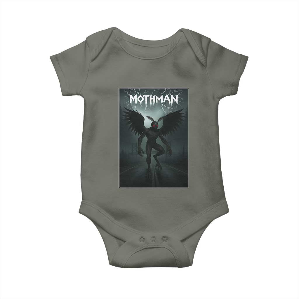 Mothman Baby Onesie Folklore Gothic Horror Cryptid Gift - Wonder Print Shop