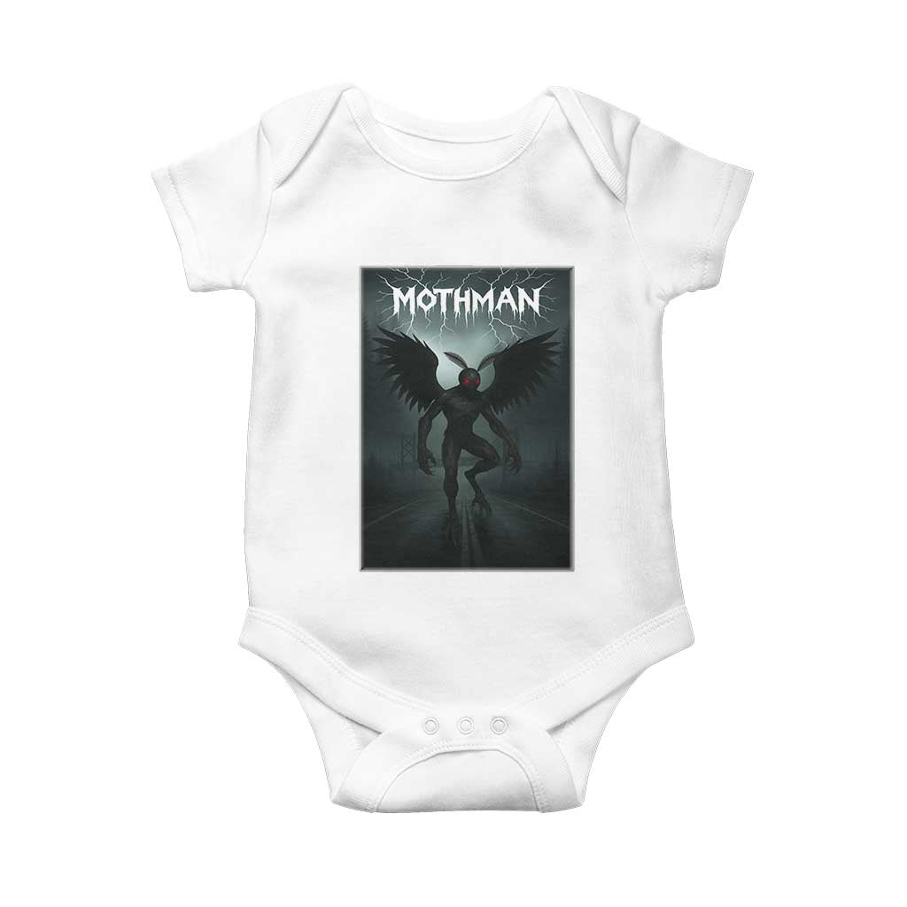 Mothman Baby Onesie Folklore Gothic Horror Cryptid Gift - Wonder Print Shop