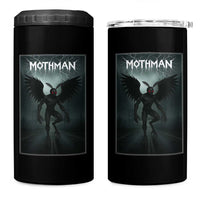 Mothman 4 in 1 Can Cooler Tumbler Folklore Gothic Horror Cryptid Gift